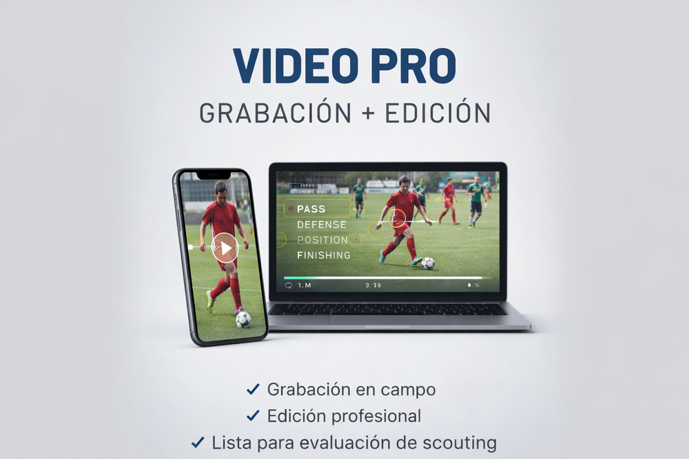 Professional scouting video filming and editing service
